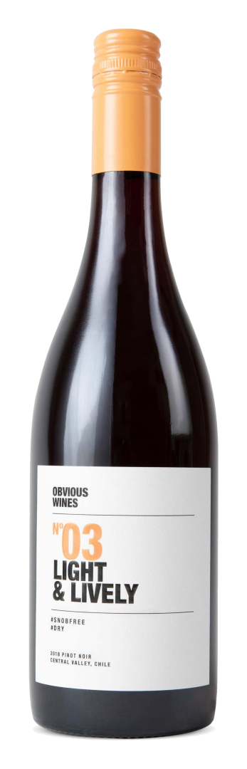 Obvious Wines - No 03 Light & Lively Pinot Noir